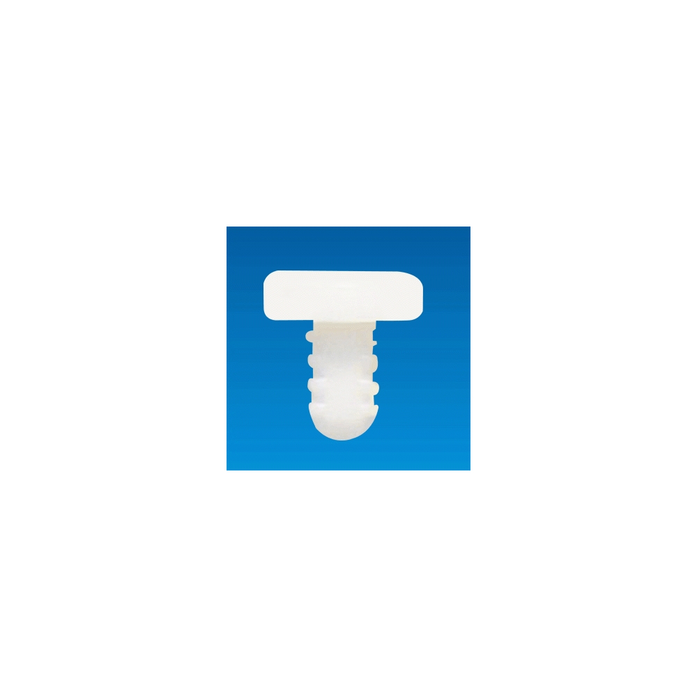 GMB-14Q - Kano-clip, kunststof, naturel | Gecko Fastener GmbH