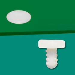GMB-14Q - Canoe Clip, Plastic, Natural | Gecko Fastener GmbH 2