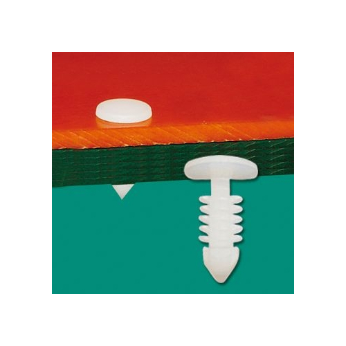 GMB-17A - Kano-clip, kunststof, naturel | Gecko Fastener GmbH