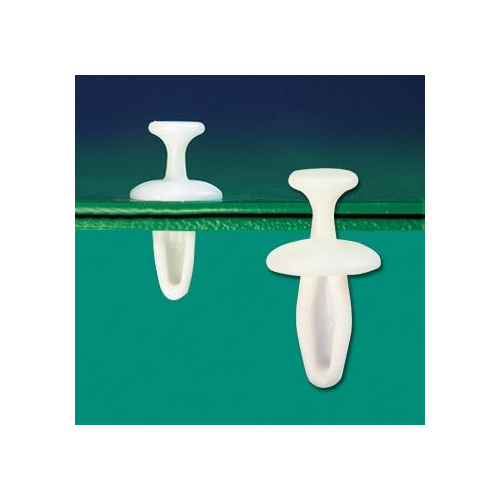 GMBJ-3A - Canoe Clip, Plastic, Natural | Gecko Fastener GmbH