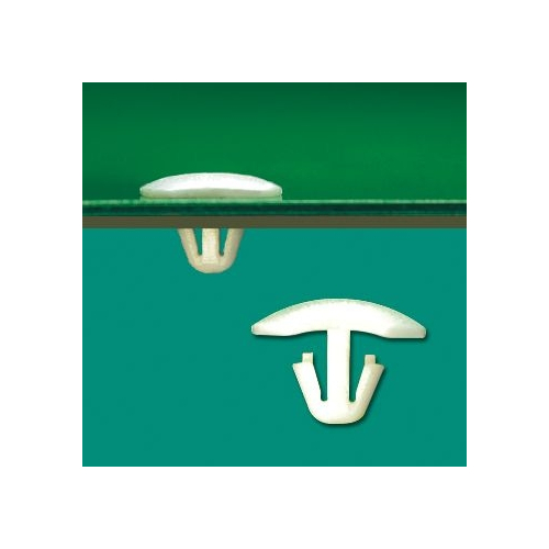 GMBM-1A - Kano-clip, kunststof, naturel | Gecko Fastener GmbH