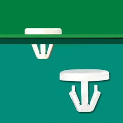 GMBQ-1A - Canoe Clip, Plastic, Natural | Gecko Fastener GmbH 2