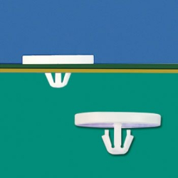 GMBR-3SQ - Canoe Clip, Plastic, Natural | Gecko Fastener GmbH 2