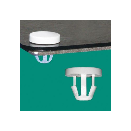 GMBQ-1RF - Kano-clip, kunststof, naturel | Gecko Fastener GmbH