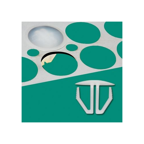 GMBSK-10A - Canoe Clip, Plastic, Natural | Gecko Fastener GmbH