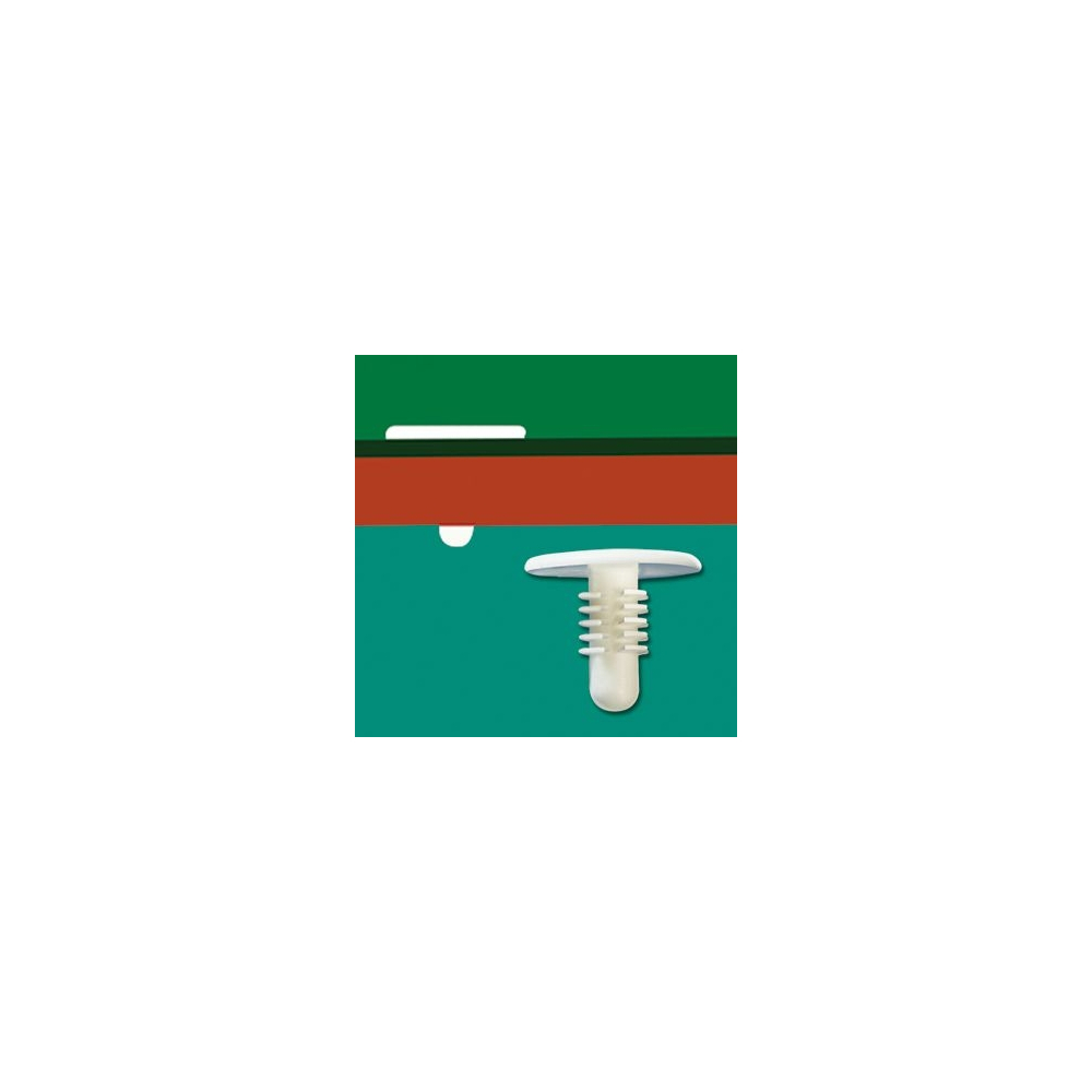 GMBY-12JW - Kano-clip, kunststof, naturel | Gecko Fastener GmbH