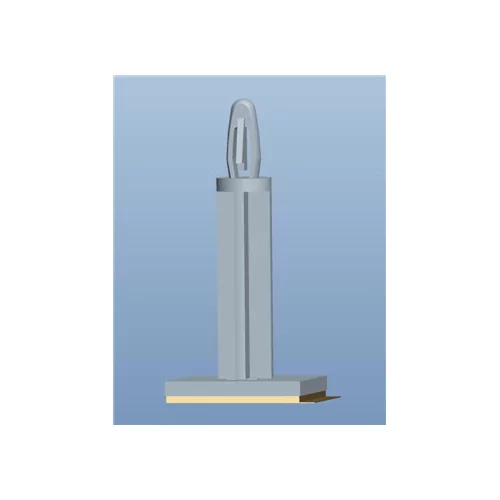 GCBS | Distanziatore - con/senza blocco, base adesiva | Gecko Fastener GmbH
