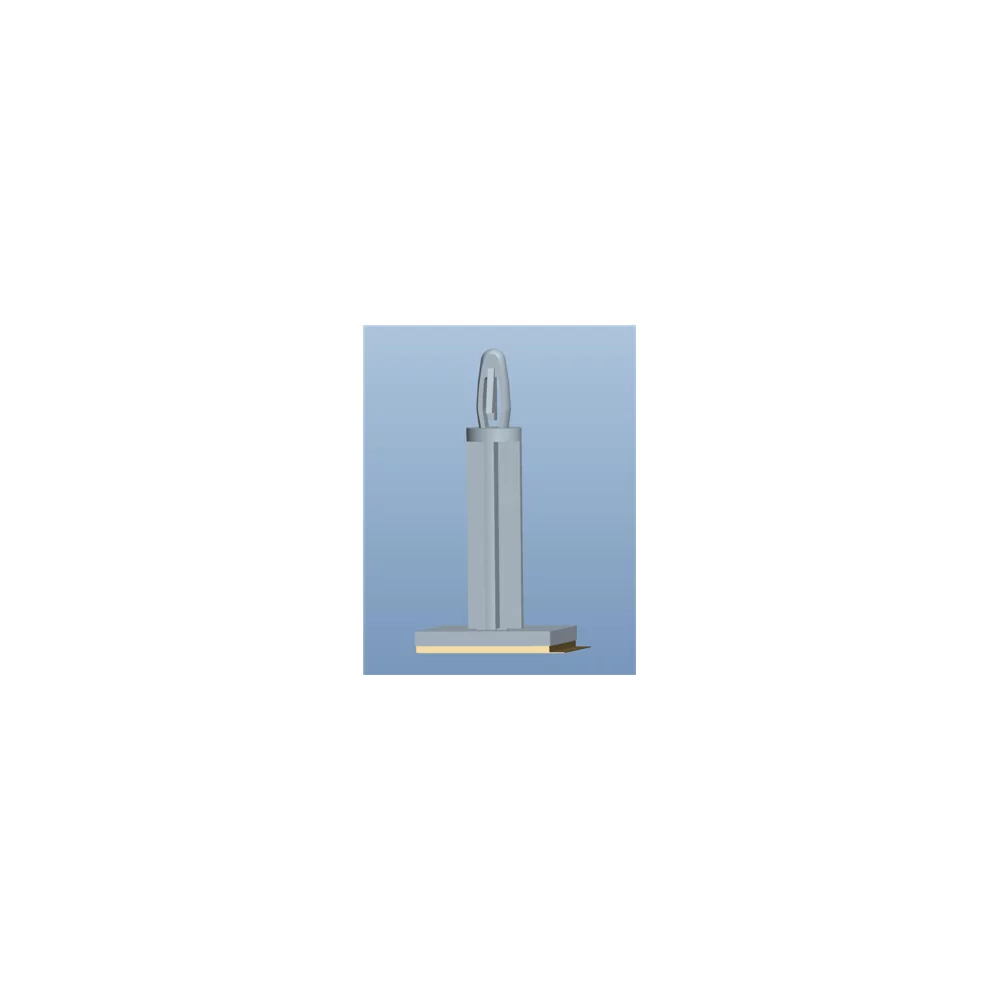 GCBS | Spacer - with/without lock, adhesive base | Gecko Fastener GmbH