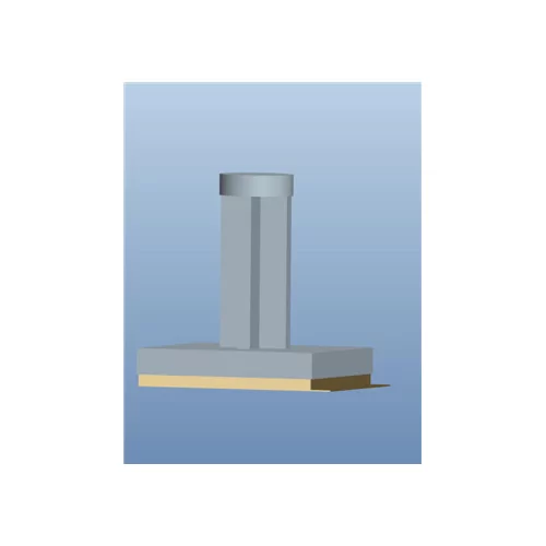 GPSB / PSB / Abstandshalter mit Klebeboden | Gecko Fastener GmbH