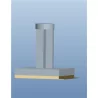 GPSB Series - Spacer with flat adhesive fixing