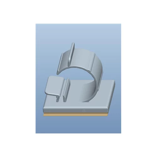 G021 | Verstellbarer Kabelhalter mit Klebeboden | Gecko Fastener GmbH