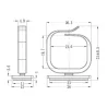 G11491-AT - Selle en fibre #2
