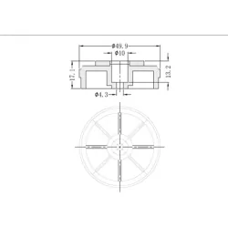 Serie GFF / Accesorios para armarios | Base para armarios | Gecko Fastener GmbH 2