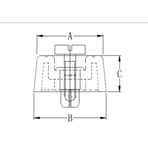Série GF-1 / Série FF | Pied de boîtier | Gecko Fastener GmbH