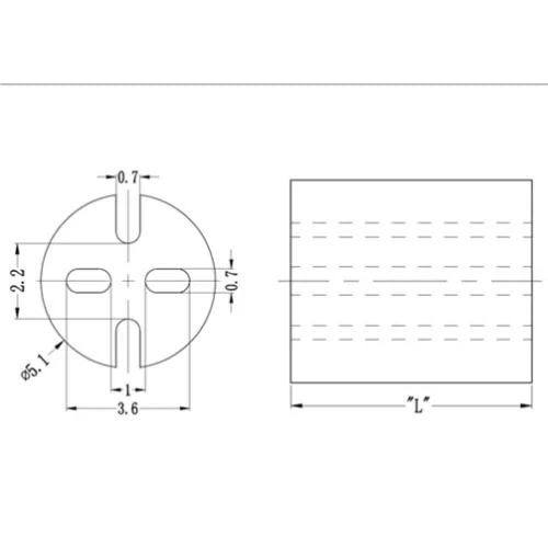GLEDM-1 / LEDM-1 / LED-Abstandshalter - metrisch rund | Gecko Fastener GmbH