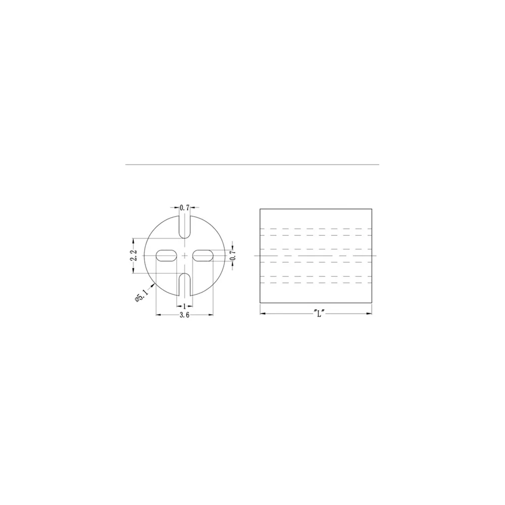 GLEDM-1 / LEDM-1 / LED-Abstandshalter - metrisch rund | Gecko Fastener GmbH