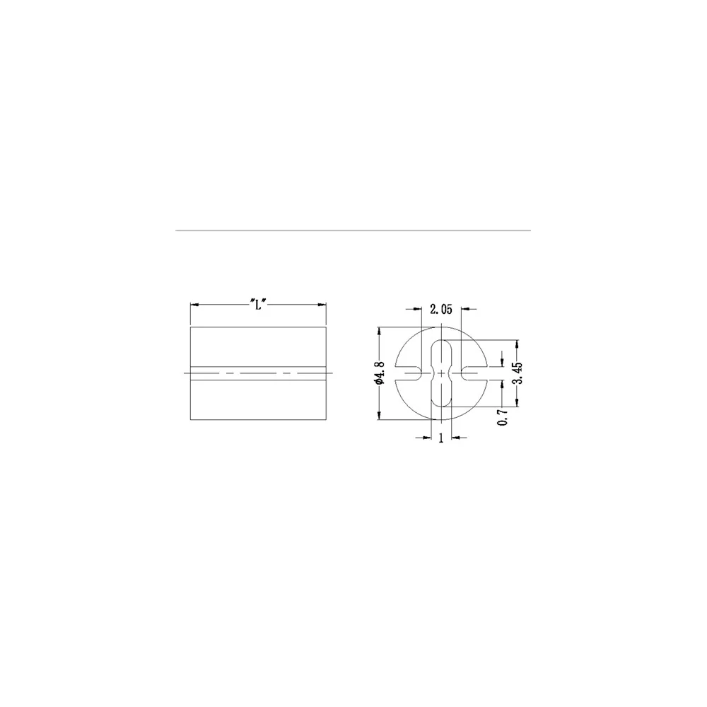 GLEDM-2 / LED - Afstandhouder PVC-Vlamvertragend | Gecko Fastener GmbH