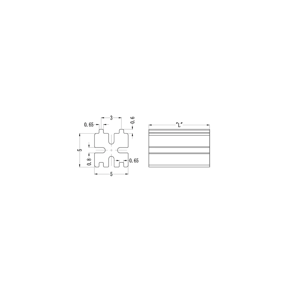 Distanziatore GLED / LED, quadrato | Gecko Fastener GmbH