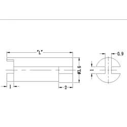 GLEDS1E / Distanciador LED acanalado | Gecko Fastener GmbH 2