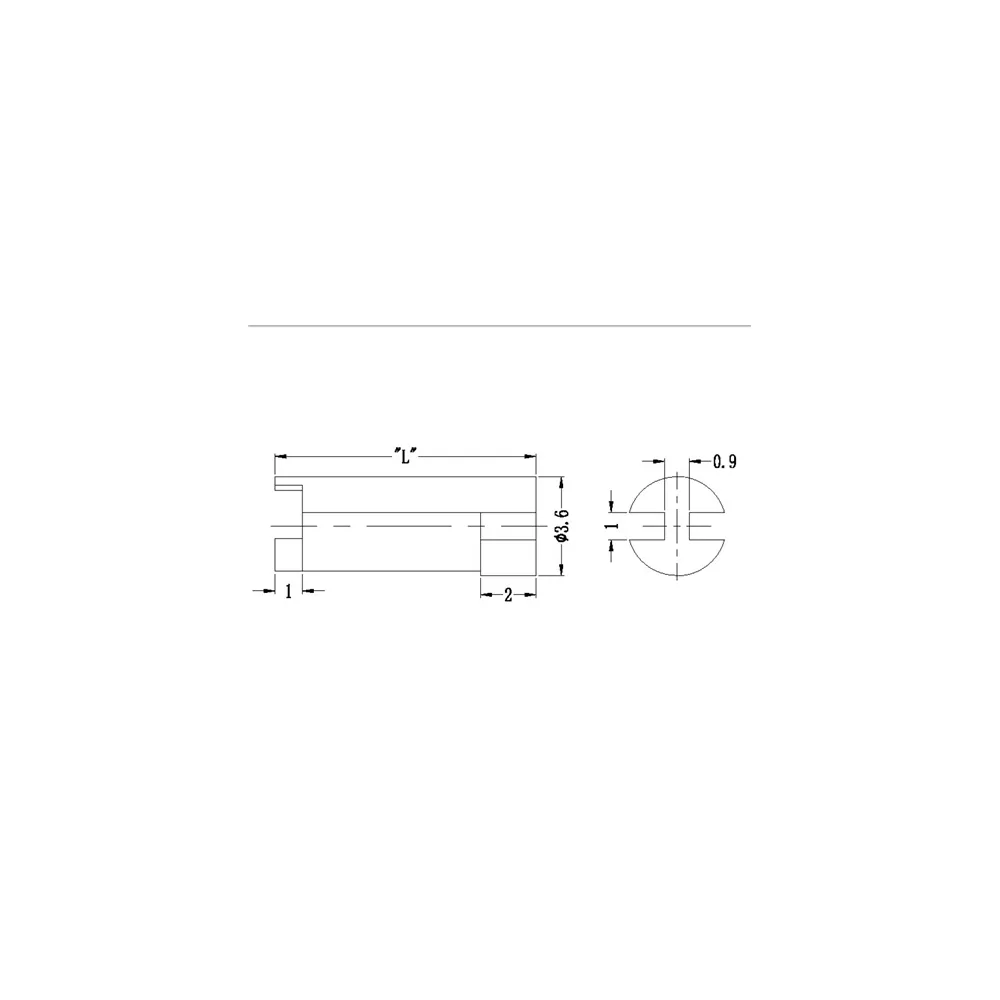 GLEDS1E / Geribbelde LED-afstandhouder | Gecko Fastener GmbH