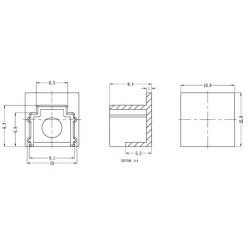 GCRJ-11 / CRJ-11 / Accesorios de carcasa | Gecko Fastener GmbH 2