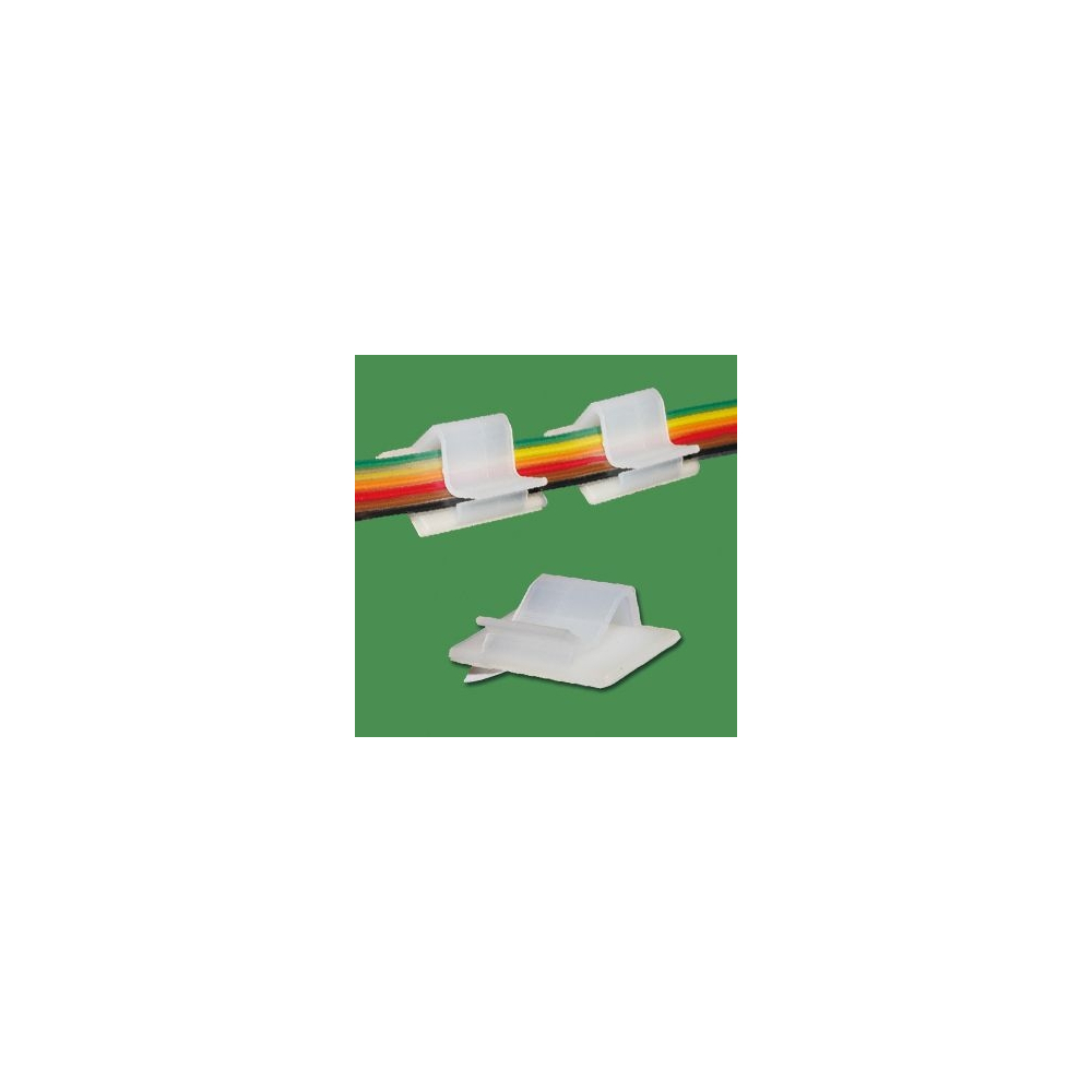 GFCR-09 - Flat Cable Clamp | Gecko Fastener GmbH