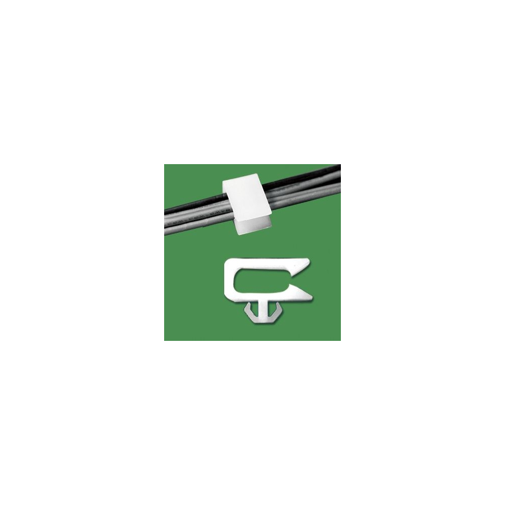 GCU-2C - Soporte para cables (Wire Saddle) | Gecko Fastener GmbH