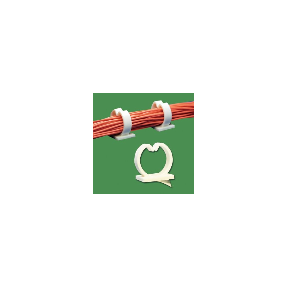 GCZK-28F - Kabelhalter (Wire Saddle) | Gecko Fastener GmbH