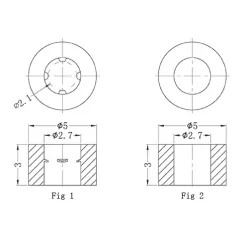 4620 / 620.33 | Runde Kunststoff Abstandshalter | Gecko Fastener GmbH 2