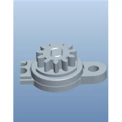 DMP-C / RFRT | Rotationsdämpfer mit Zahnrad | Gecko Fastener GmbH 2