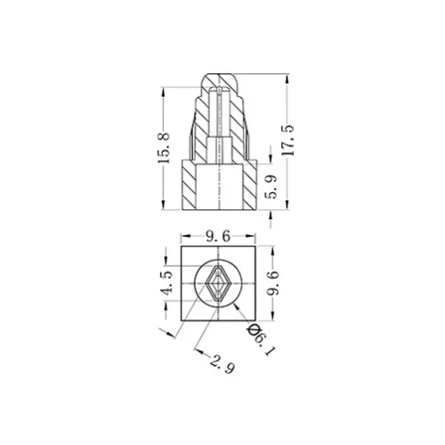 GEG-4 / EG-4-01 | Pasacables de expansión | Gecko Fastener GmbH