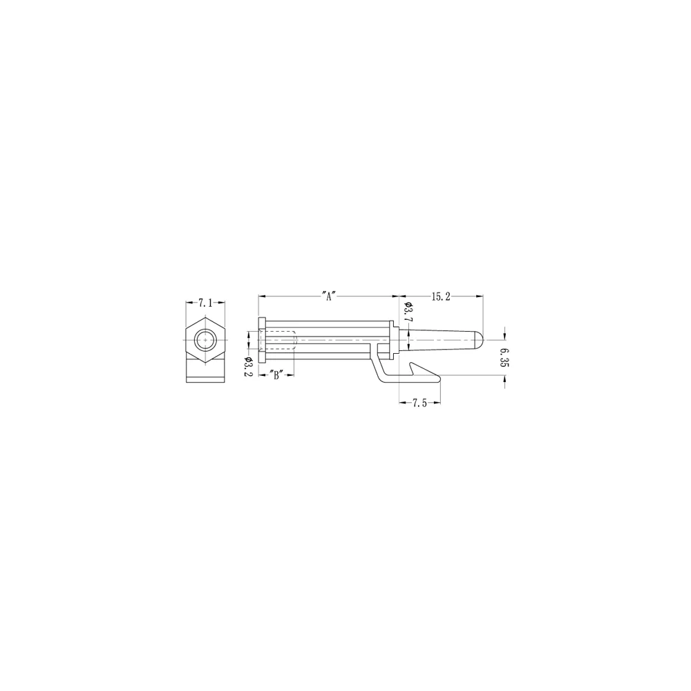 GTEHCBS / TEHCBS / Afstandhouder voor hoekmontage | Gecko Fastener GmbH