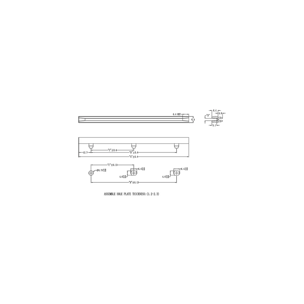 GRDC / RDC / Guidage horizontal des circuits imprimés | Gecko Fastener GmbH