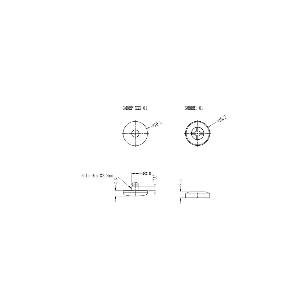 GMBRP / MBRP | Remaches de enclavamiento en miniatura | Gecko Fastener GmbH