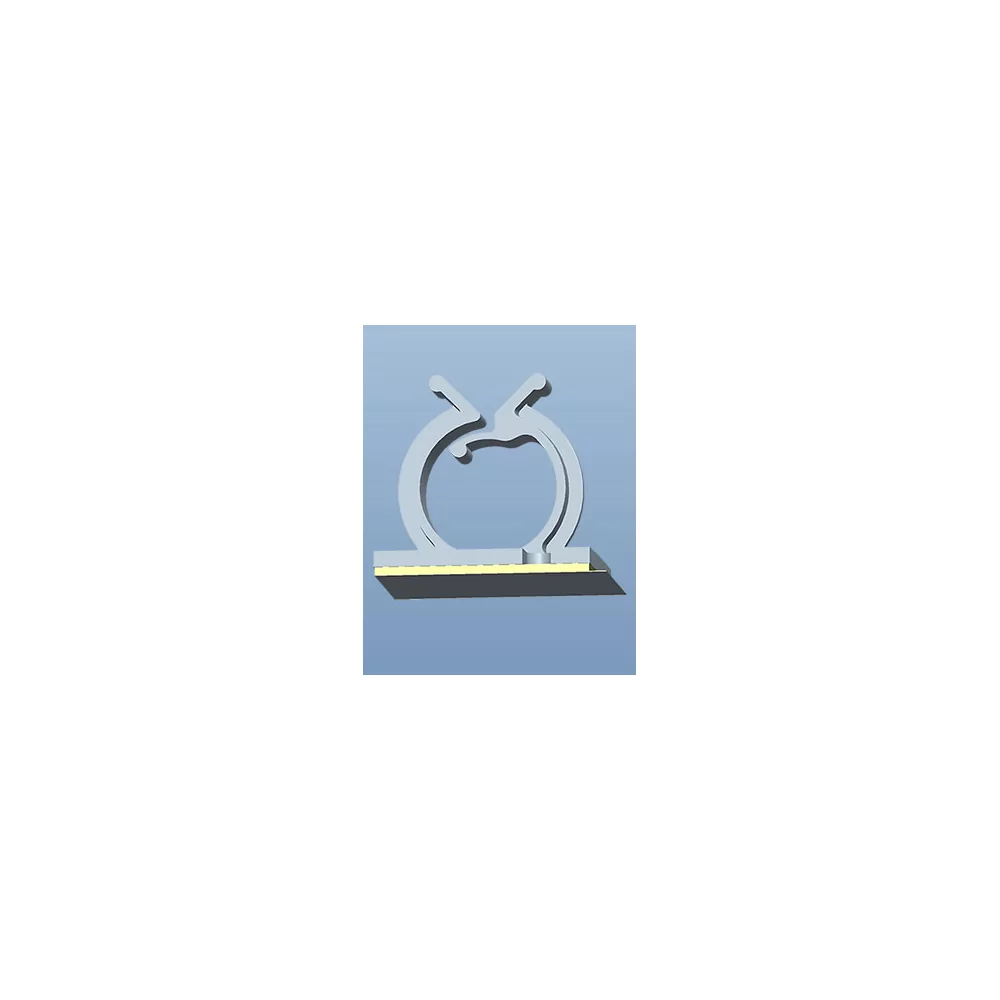 GRWSB / RWSB | Round cable saddle | Gecko Fastener GmbH