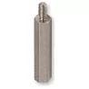 24x série - hexagonal, entretoise, boulons d'écartement, acier inoxydable, filetage intérieur / extérieur