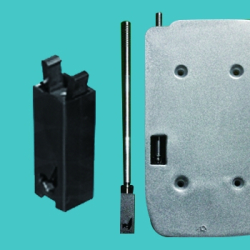 GDL-550 - Loquet à poussoir en plastique à verrouillage central | Gecko Fastener GmbH 2
