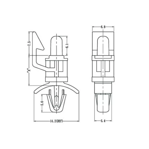 GEHCBS / EHCBS / Distanziatore per montaggio ad angolo | Gecko Fastener GmbH