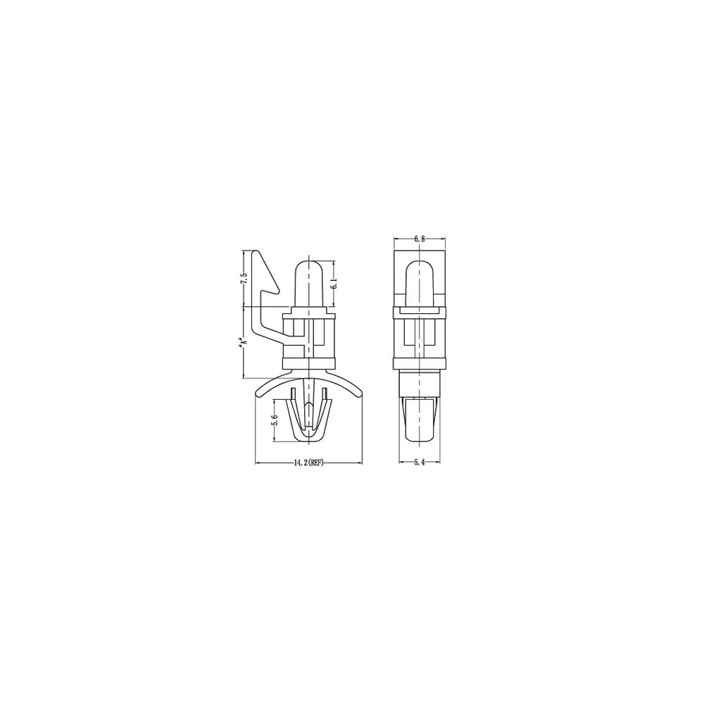 GEHCBS / EHCBS / Abstandshalter für Eckmontage | Gecko Fastener GmbH