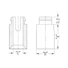 GSSRS 8 Series - Bracket for screw mounting #2