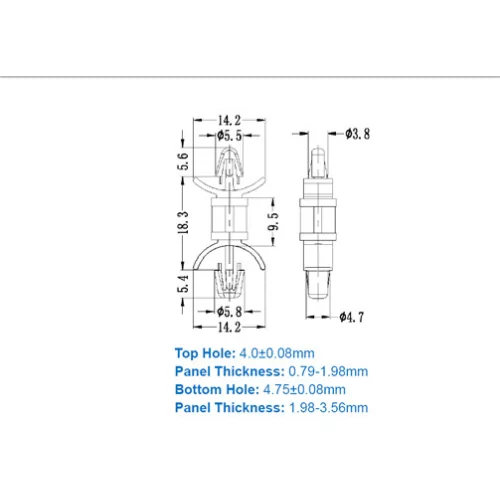 Gecko Fastener GmbH | Abstandshalter mit Spreizanker Verriegelnd | GLSP