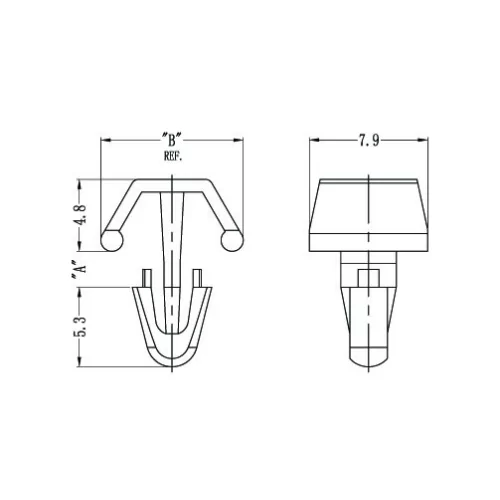 GMP1 / MB | Mini assembly knob | Gecko Fastener GmbH