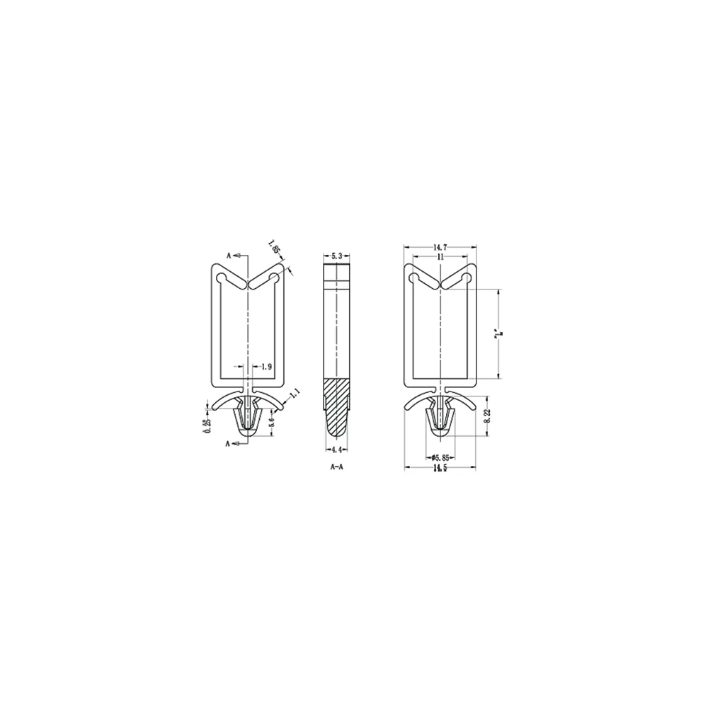 GAWS-serie / Miniatuurkabelhouder ★ Gecko Fastener GmbH