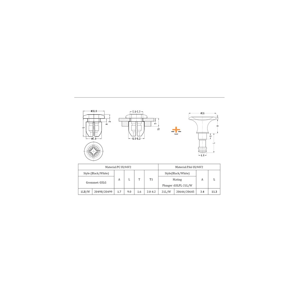 GSLG / SLB / SLG | Rivetti espandibili, rimovibili | Gecko Fastener GmbH