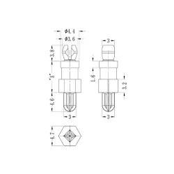 GMSPMST / MSPMST | Self-tapping spacer | Gecko Fastener GmbH 2