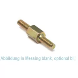 41x | Distanzbolzen mit Außengewinde Messing | Gecko Fastener GmbH