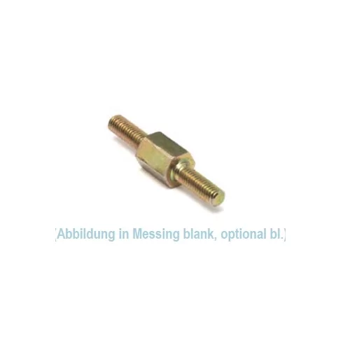 41x | Distanzbolzen mit Außengewinde Messing | Gecko Fastener GmbH