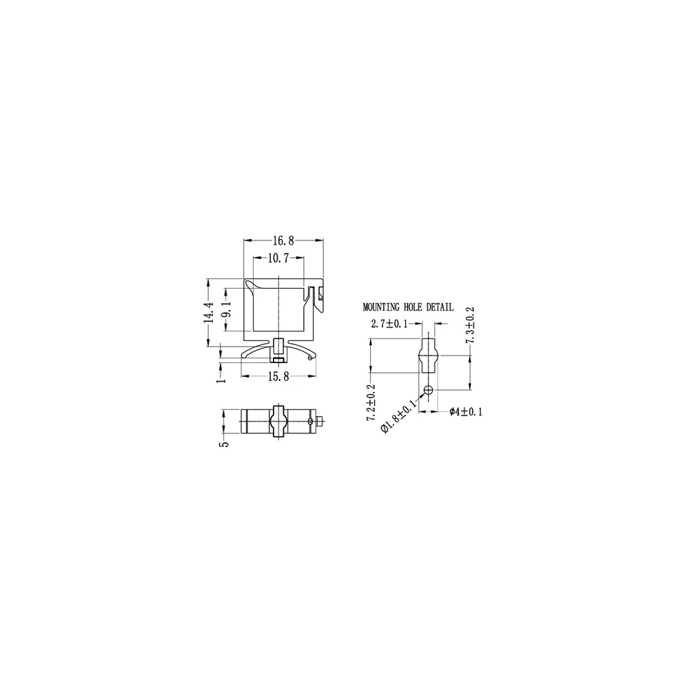 GWSLT-9 / WSLT-9 | Lockable cable holder | Gecko Fastener GmbH