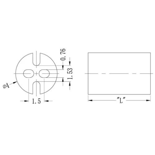 GLEDS1 / LEDS1 | LED-Abstandshalter, Rund | Gecko Fastener GmbH
