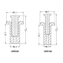 GRR | Removable Rivet | Gecko Fastener GmbH 2